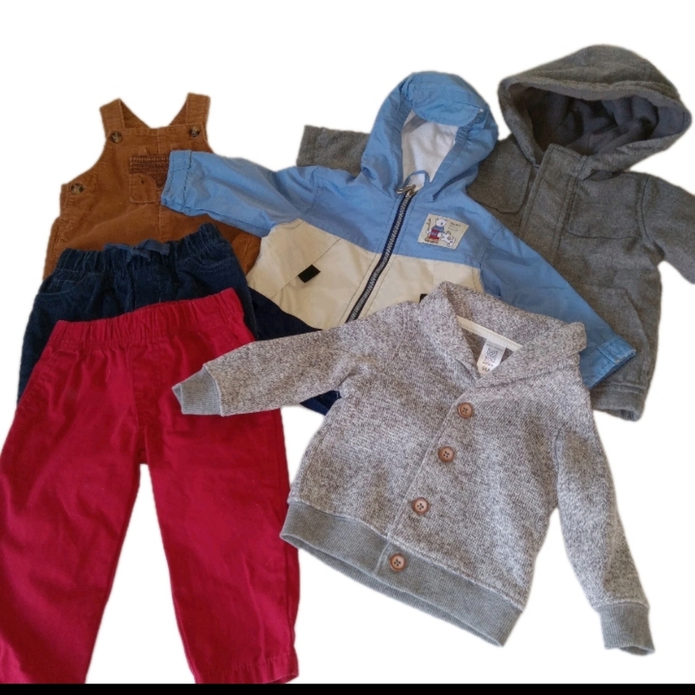 Boys 6 Pc Bundle Mixed Clothing 6-12M - Picture 6 of 7